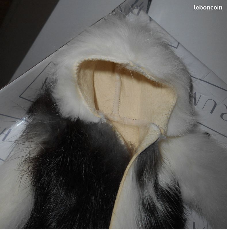 Manteau En Fourrure Vintage Pour Poupée Barbie - Taille 5-7 Ans