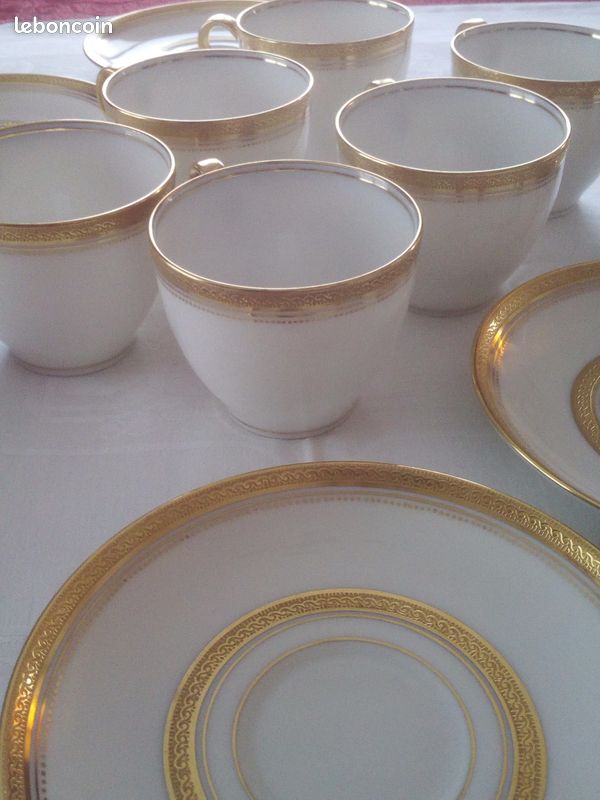Lot de Tasses sous tasses Haviland porcelaine de Limoges (image 3)