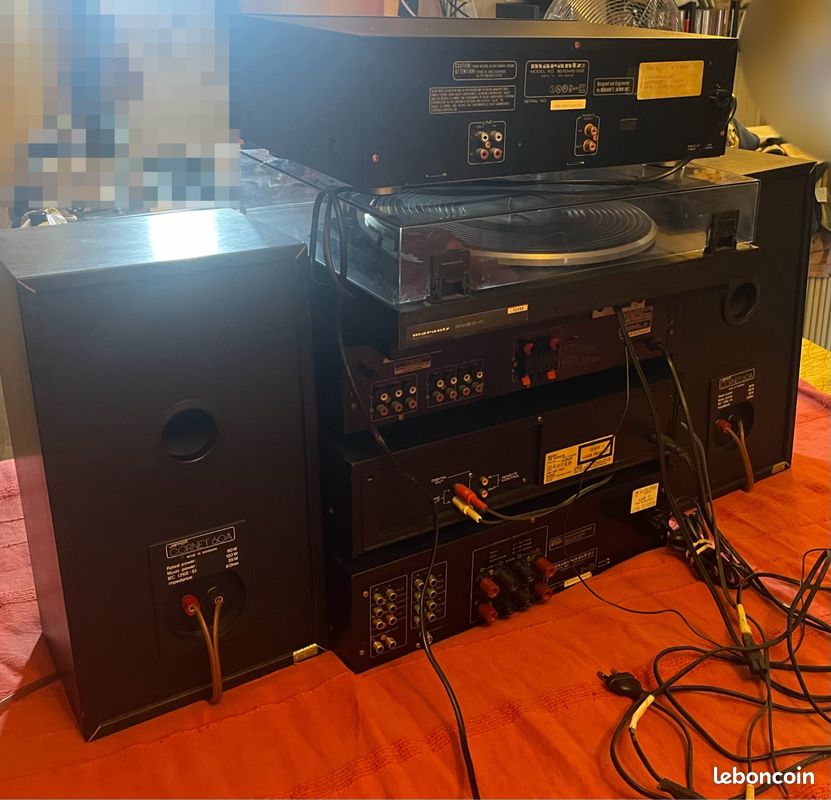 Marantz ,Jamo cornet, ampli pioneer (image 1)