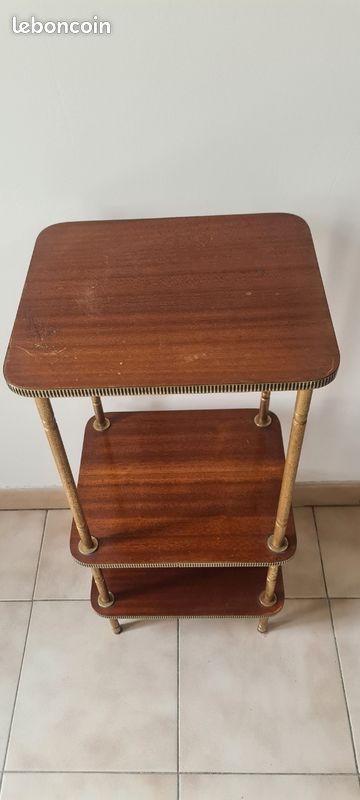 Lot de 3 consoles couleur acajou (image 14)
