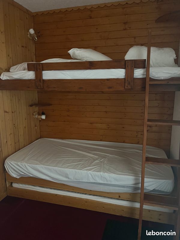 Appartement Les ARC1800 73700 Résidence Pierra Menta à proximité des pistes- 4-5 personnes, studio + balcon: Sud-ouest .1 salle de bain avec WC, un séjour avec cuisine équipée. Min.7 nuits (image 7)