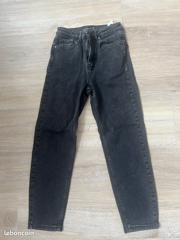 Jean mom noir (image 1)
