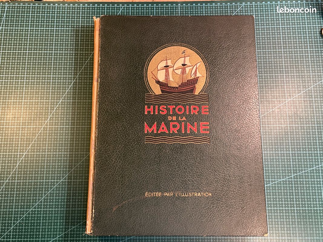 Lot De 2 Livres Sur La Marine : L'aventure De La Marine & Histoire Mondiale De La Marine – Français