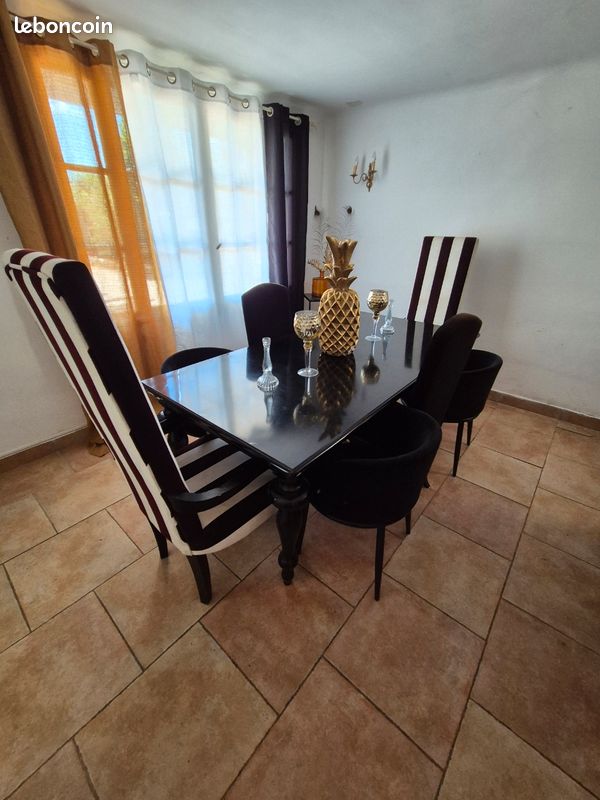 Table à manger + chaises maison du monde (image 1)