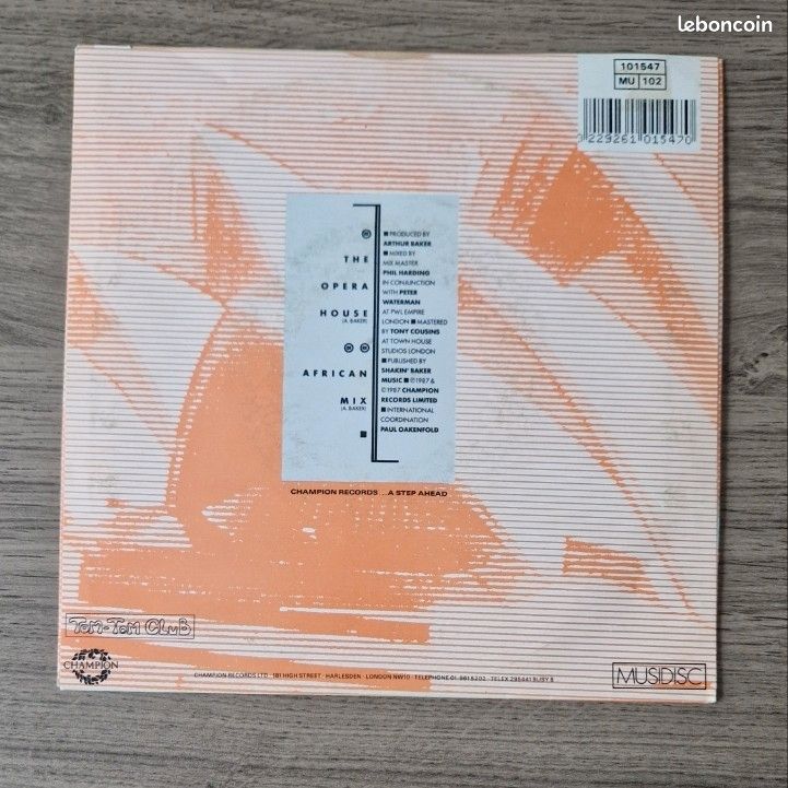 45t Jack E Makossa - The opera house 7" (image 2)