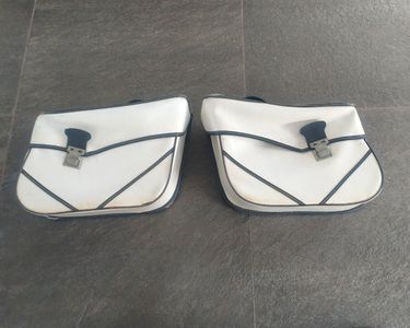 Paire De Sacoches Vélo Vintage Années 60 - Pour Solex, Mobylette, Cyclomoteur
