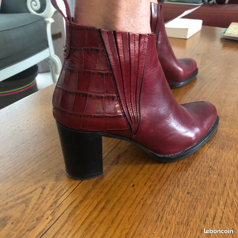 Vend bottines femme en cuir (image 4)