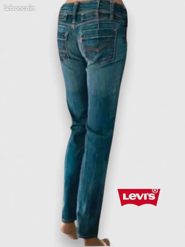 Jean vintage 90s Levis Strauss 570 ,coupe straight ,taille basse