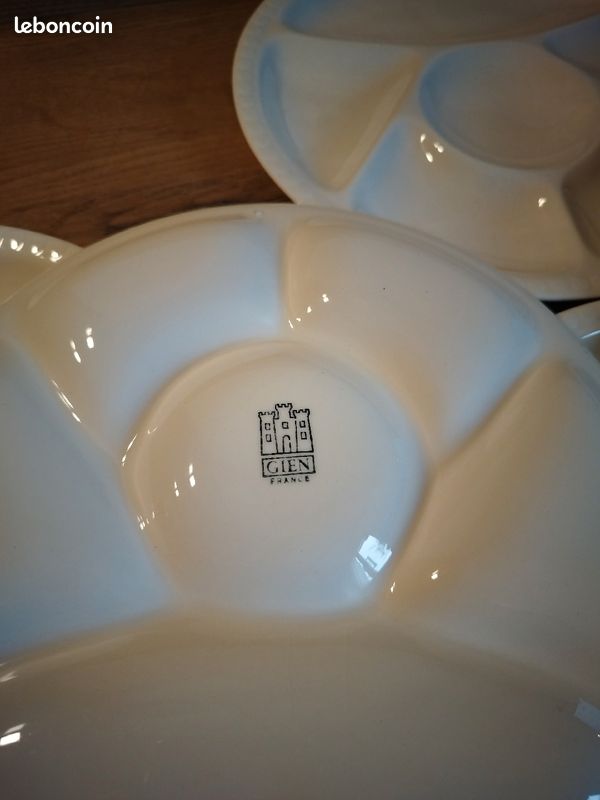 Assiettes à fondue Gien (image 7)