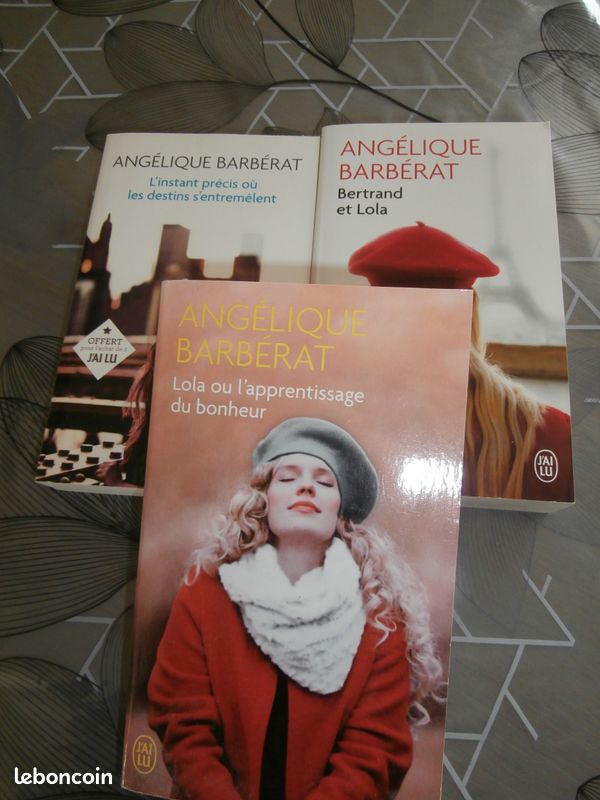 Lot de 3 livres d'Angélique Barbérat (image 1)