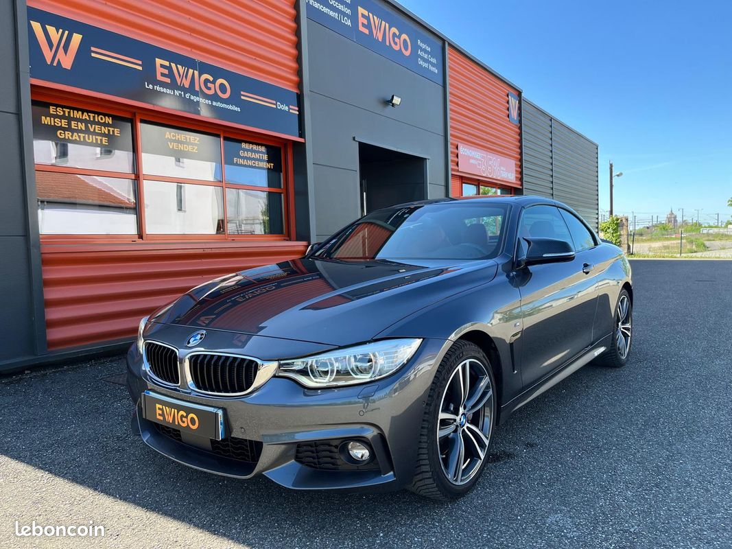 BMW SERIE 4 CABRIOLET 3.0 435 D 315 M-SPORT XDRIVE BVA + affichage tete haute + sieges elec a memoire (image 25)
