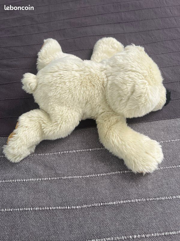 Peluche ourson blanc 30 cm (image 4)
