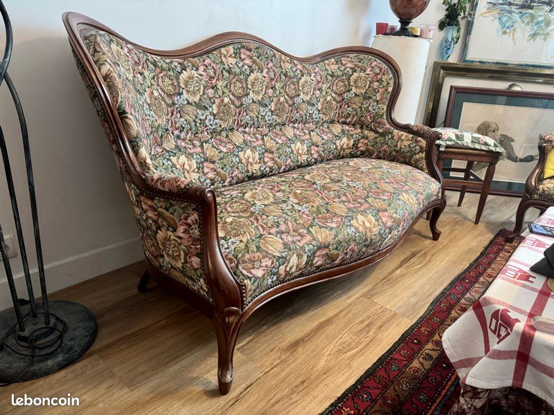 Banquette style Louis Philippe (image 1)