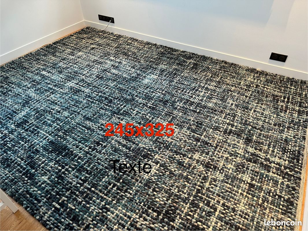 Tapis interieur bleu (image 1)