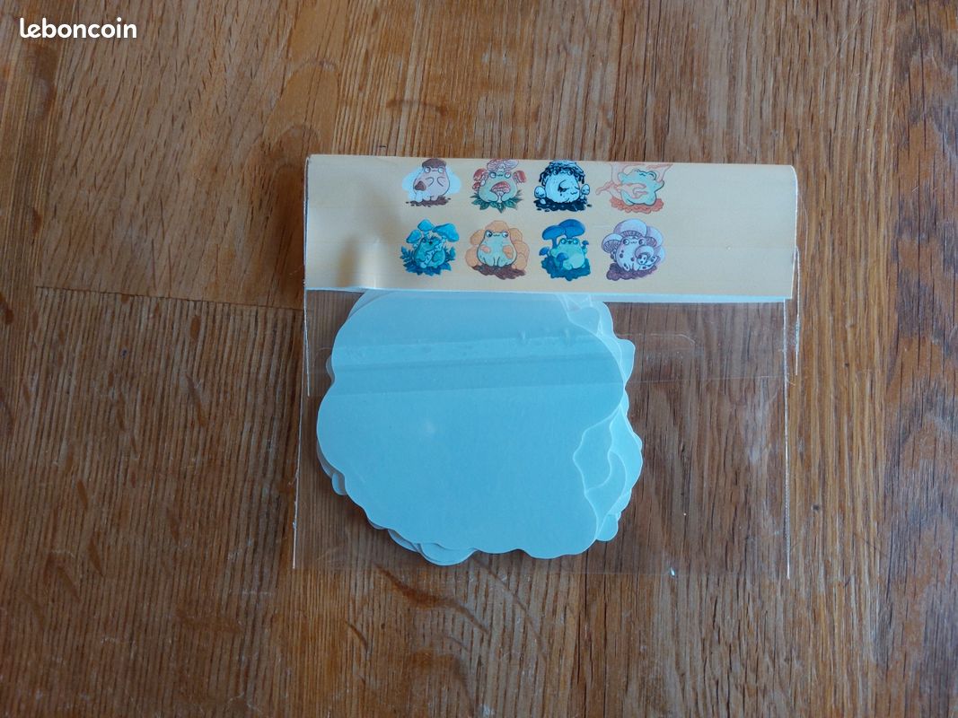 8 stickers Mushroom frogs (image 2)