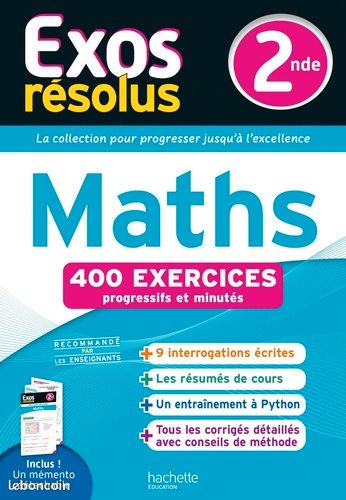 Mathématiques 2nd (image 1)