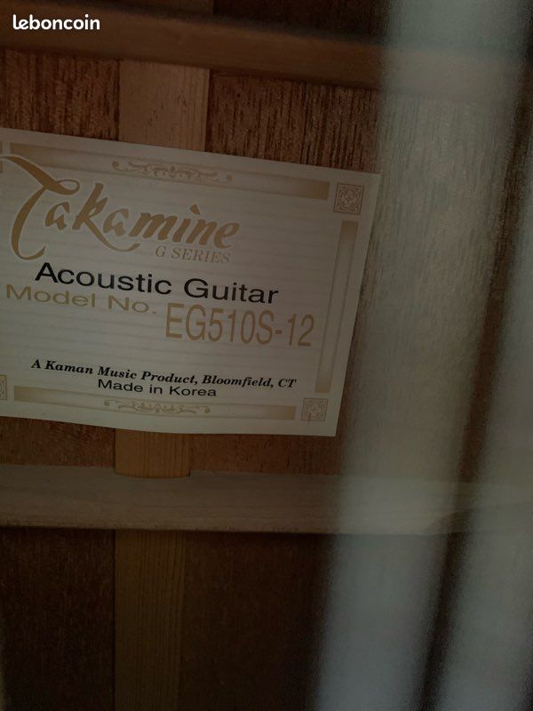 Guitare Takamine EG510s-12 (image 2)