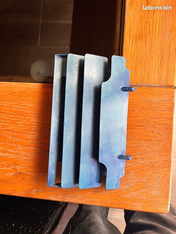 Grille radiateur ecope 125 kdx bleue gauche droite (image 2)