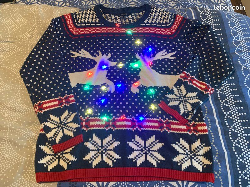 Pull moche de noël lumineux 38/40 Vêtements