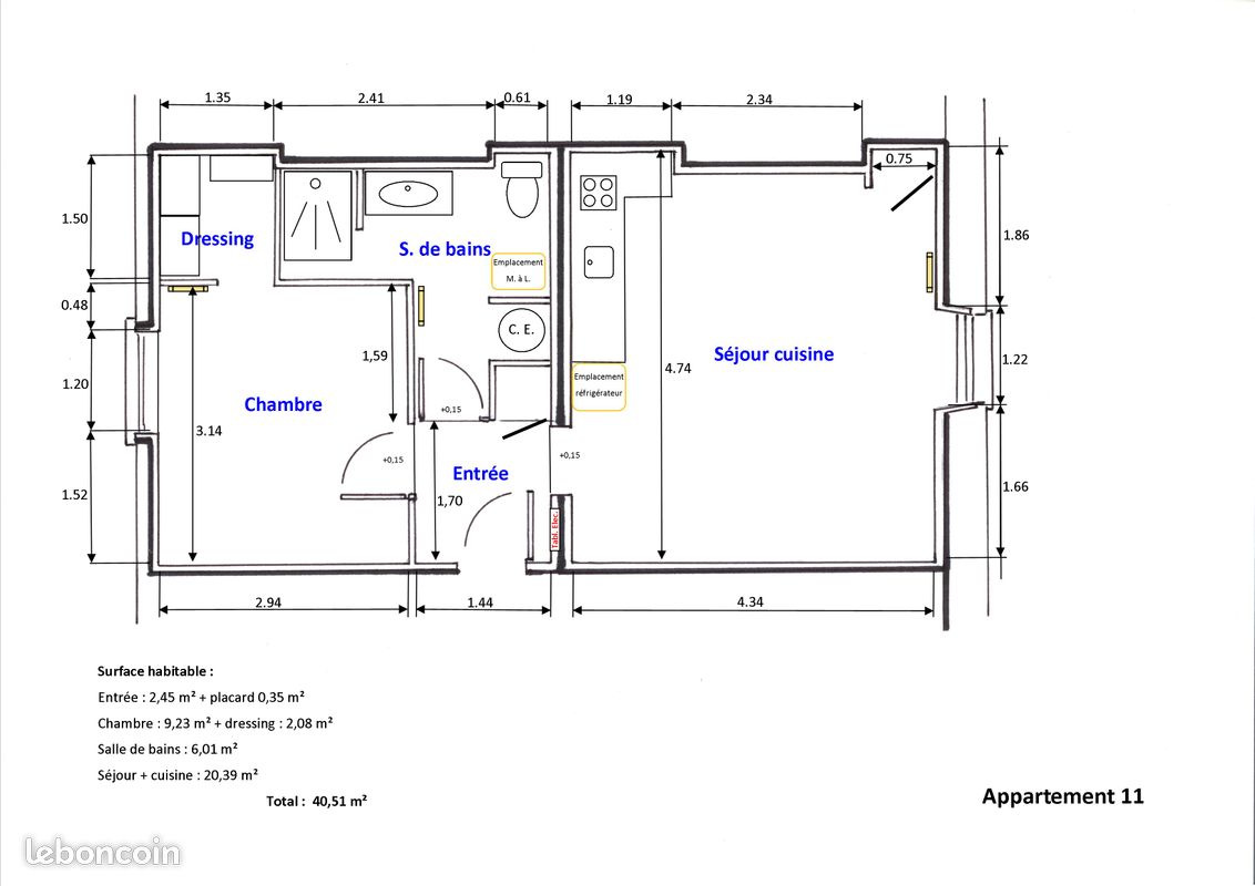 T2 proche cntre - Limoges 87000 (image principale 2)