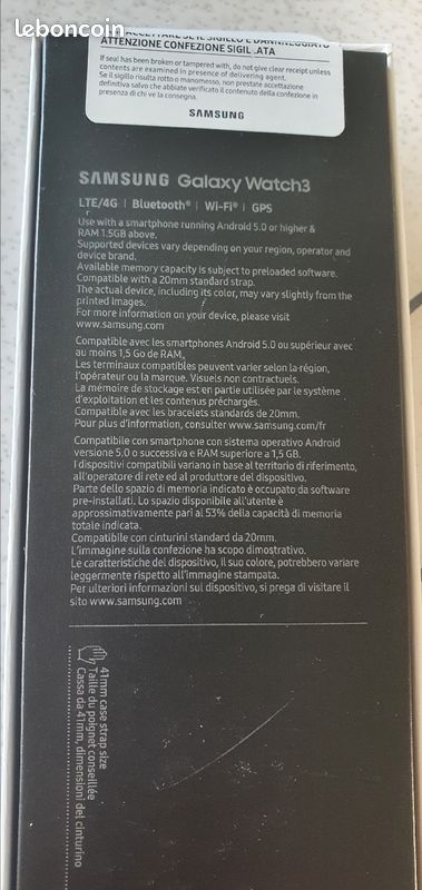 Montre Galaxy watch 3 4G (image 4)
