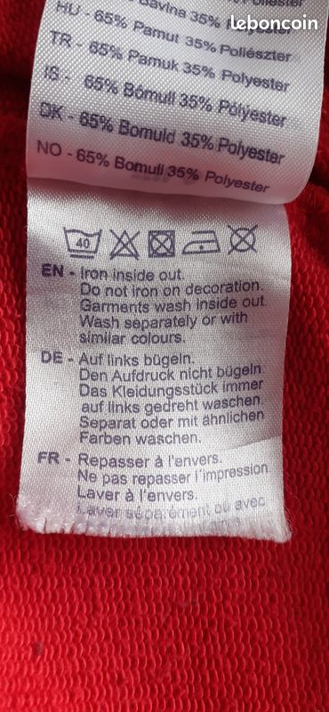 Sweat à capuche homme "Fila" taille S (image 8)