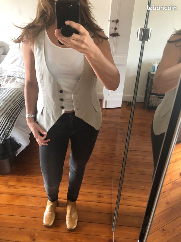 Gilet Zara beige (image 2)