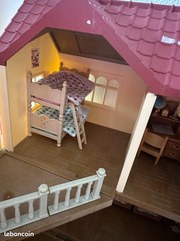 Lot Sylvanian families complet maison manège coquillage bébés et accessoires (image 5)