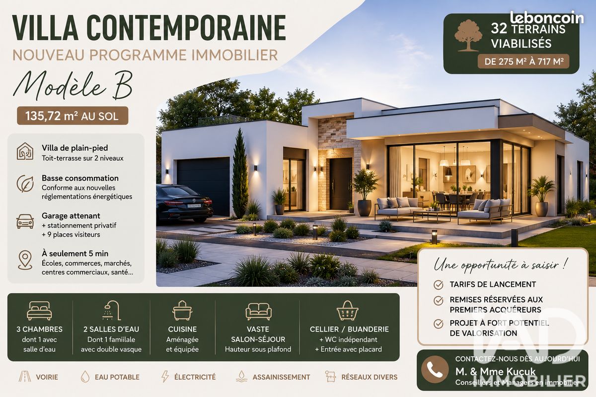 Maison 6 pièces 136 m² · à Cepoy · 136 m² · 322 000 €