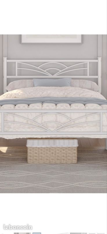 Matelas 90x190 +cadre de lit (image 2)