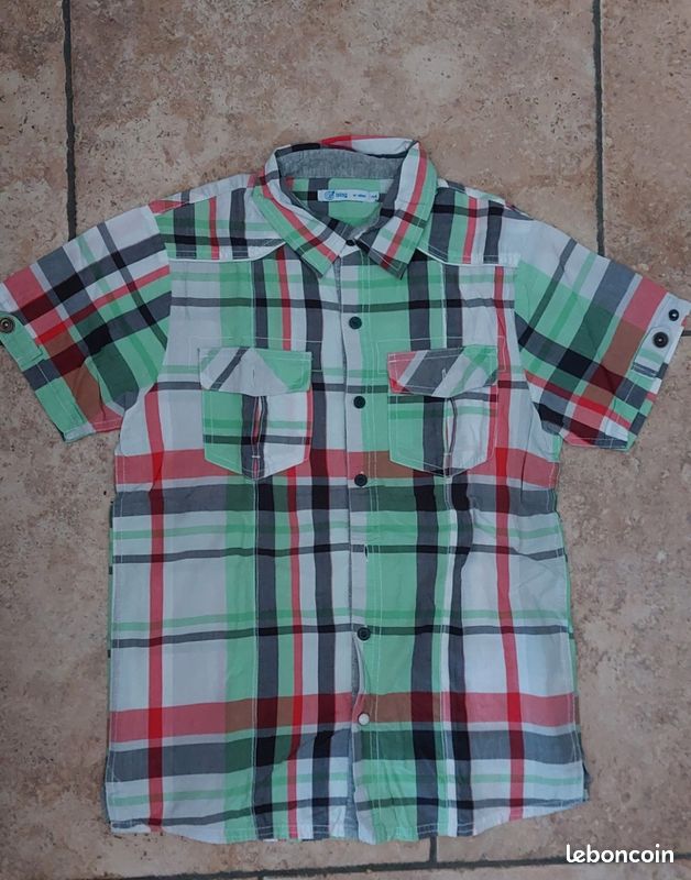 Jolie chemise garçon multi couleurs - 14 ans - Gemo (image 1)