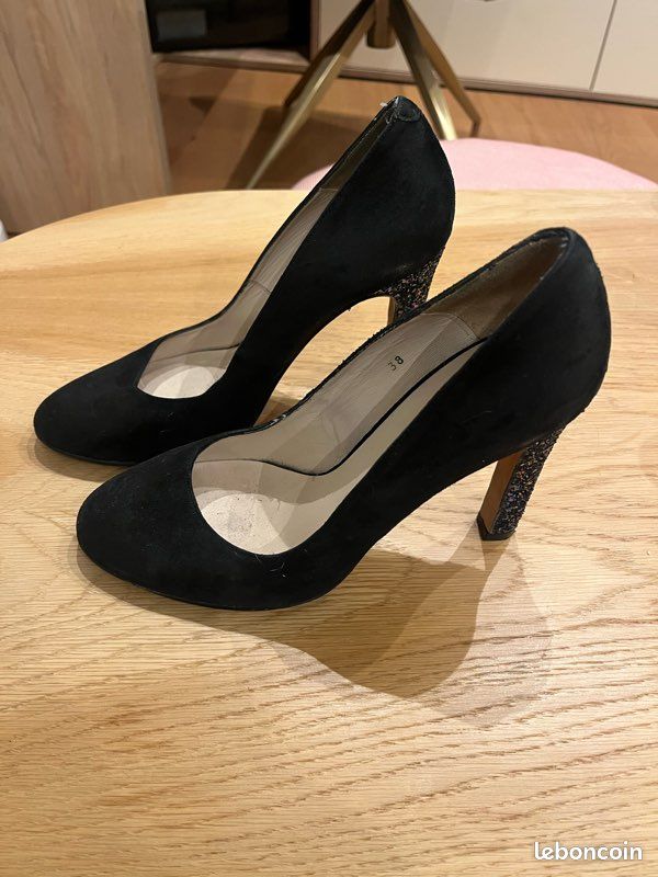 Escarpins talon paillette mellow yellow 38 Chaussures - Main Image