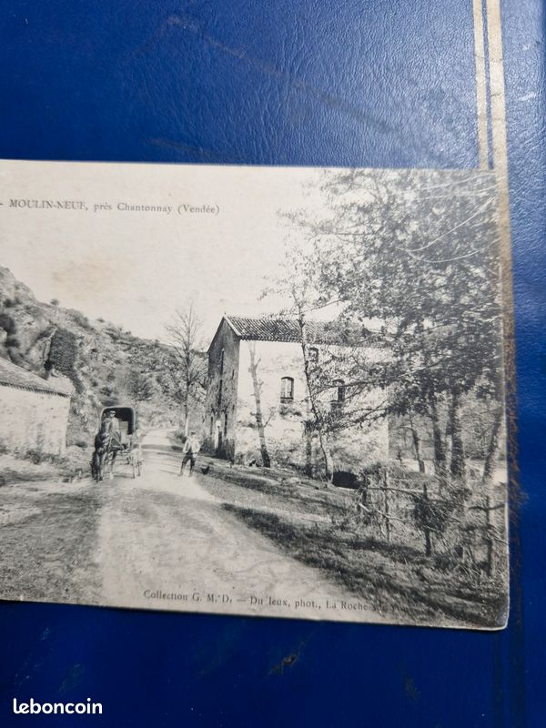 Cpa Moulin Neuf, Vendée 85 (image 3)