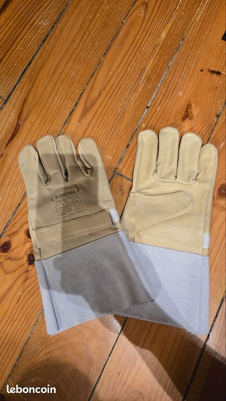 Gants cuir lebon elec T9 (image 1)