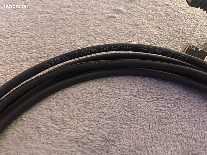 5 câbles RJ45 cat7 renforcés de 1m (image 5)