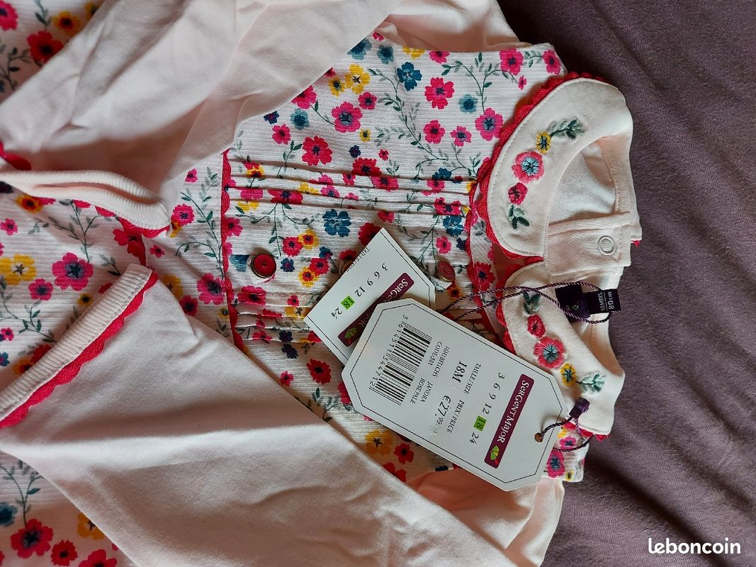 Robe fille + t shirt manches longues (image 2)