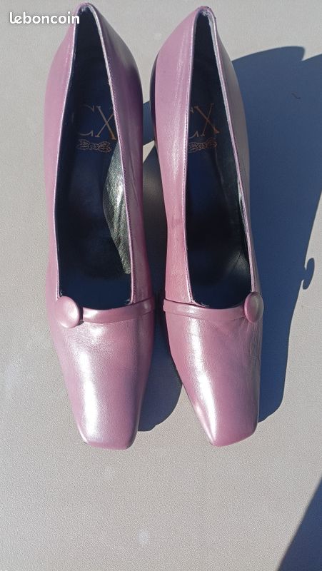 Chaussures escarpins cuir CX T41 (image 3)