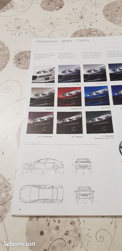 Catalogue brochure Peugeot 407 2005 (image 6)