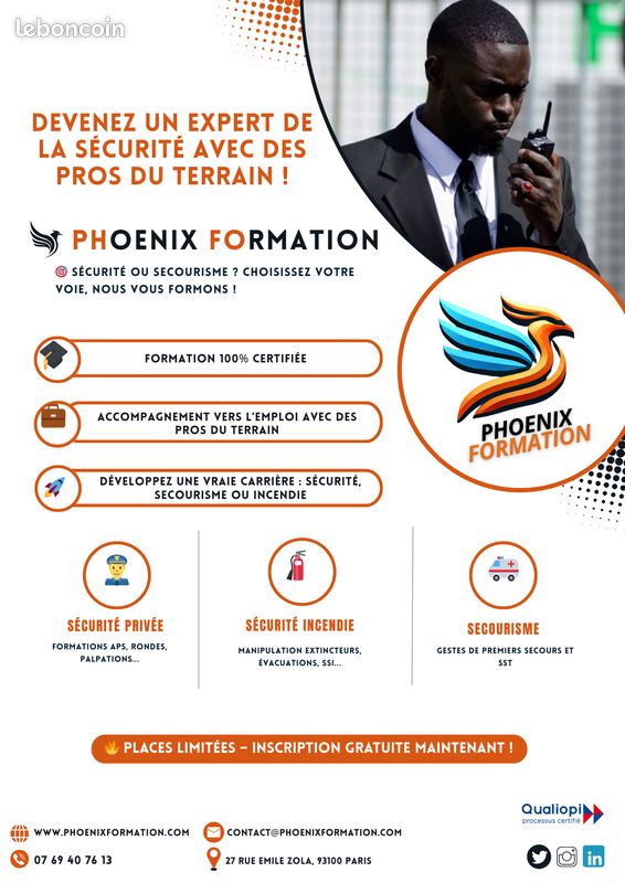 Formation Agent de Sécurité SST-SSIAP1/2/3 (H/F/X) (image 1)