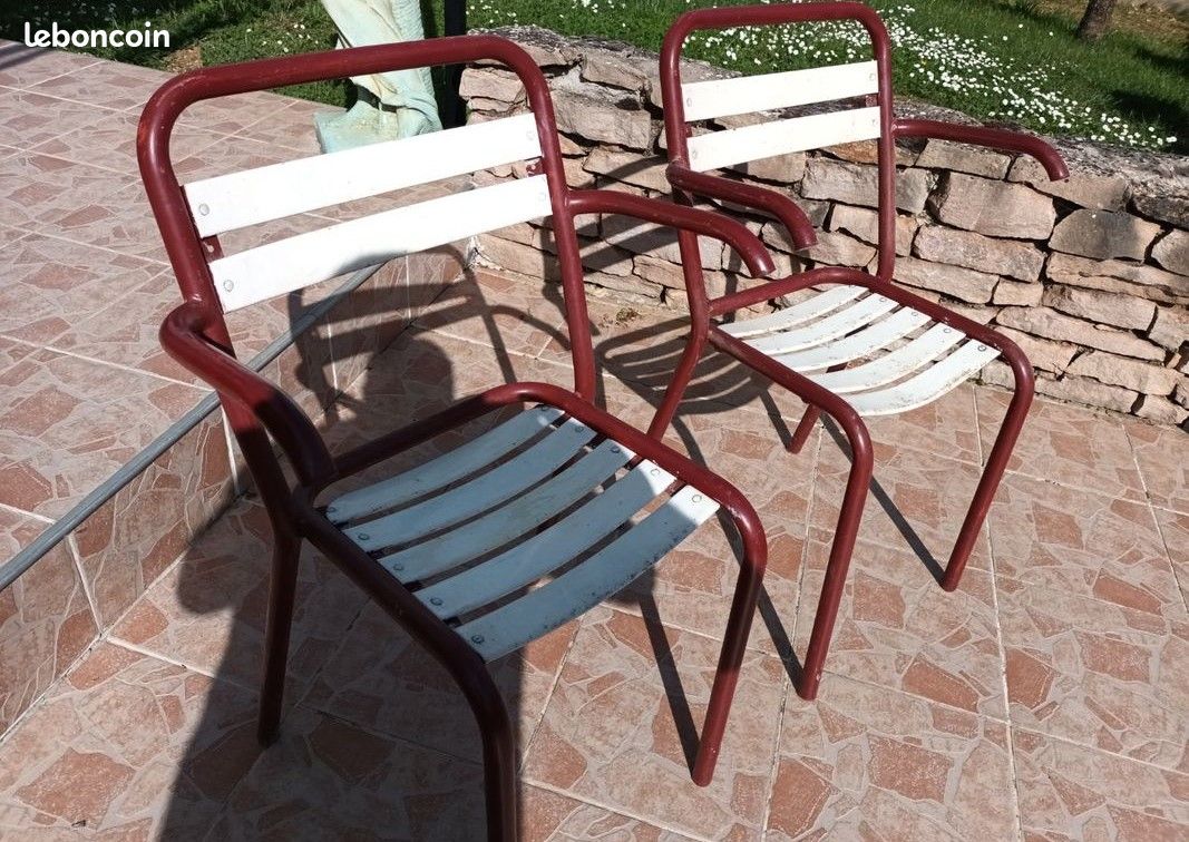 Lot De 2 chaises fauteuils tolix Industrielles de Xavier Pauchard (image 3)