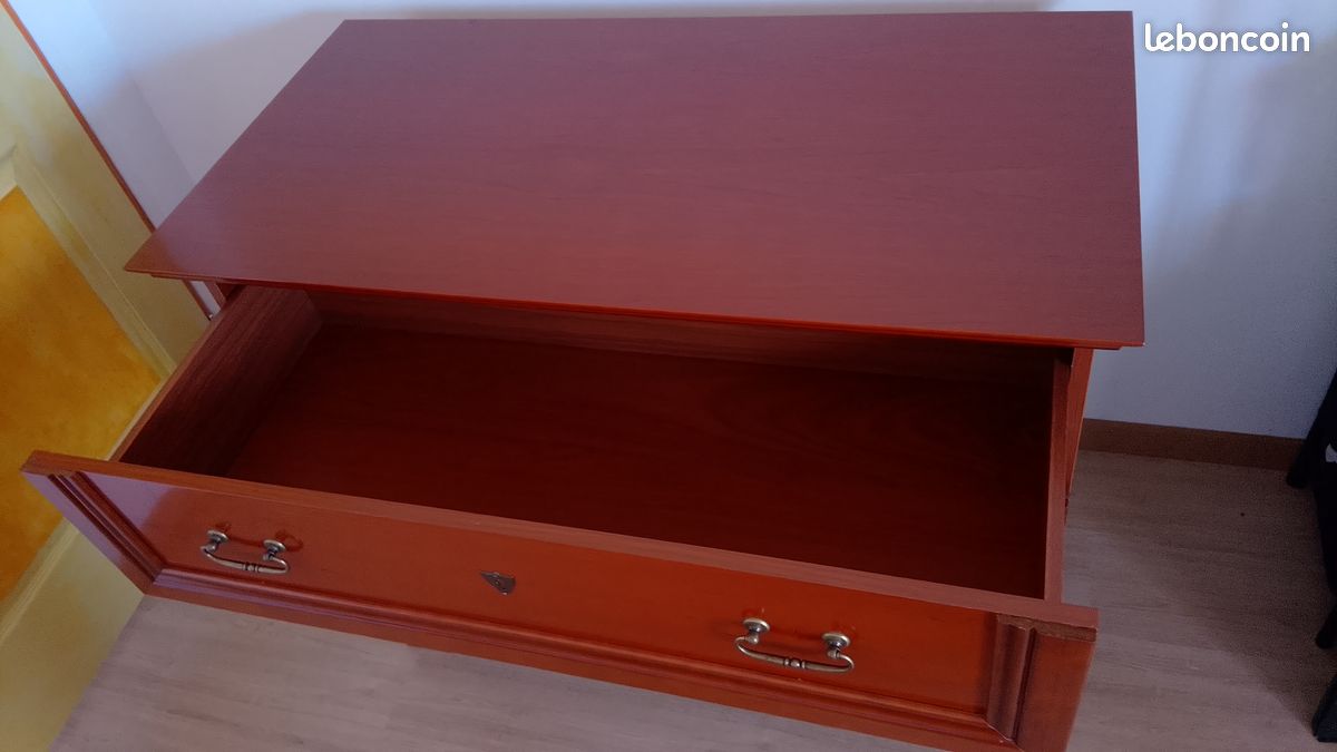 Belle commode bois style classique 3 tiroirs TBE 2 commodes dispo (image 4)