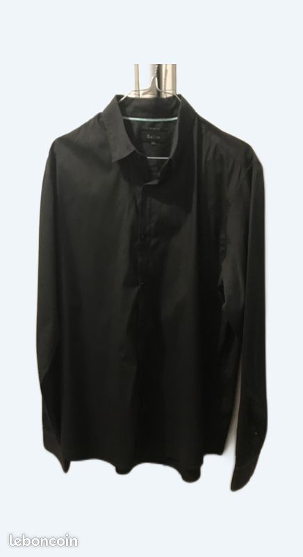 Chemise Homme noire Salsa Xl Vêtements