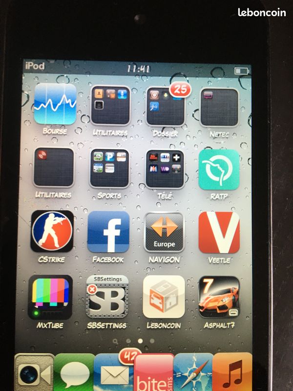 IPod Touch 4G 8Go (A1367) Noir – Pour Pièces Ou Réparation, En Panne