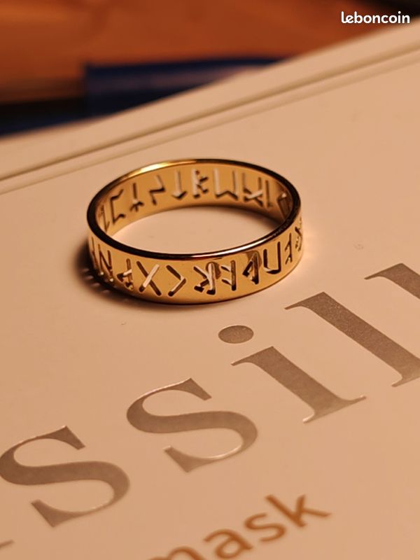 Bague Chiffres Romains en or Montres Bijoux