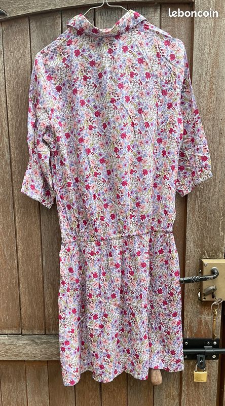 Robe chemise à fleurettes T36 (image 2)