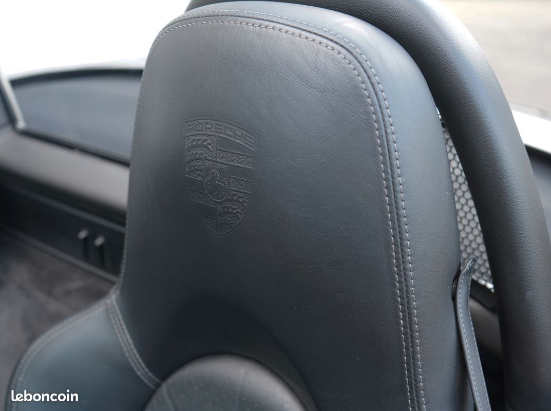 Porsche 987.1 Boxster S Gris Atlas Métallisé Intérieur Cuir Noir Capote noire Sièges Sport avec coques Phares Xénons (image 9)