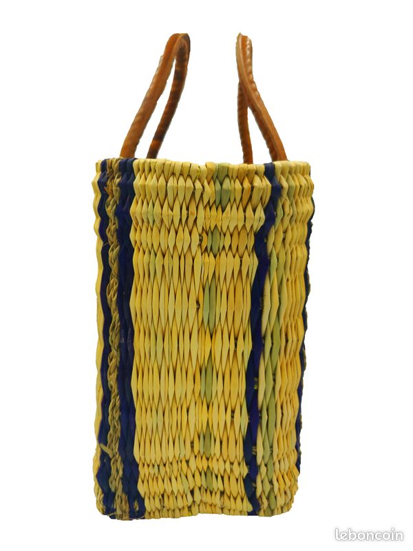 Sac osier/palmier artisanal (image 3)
