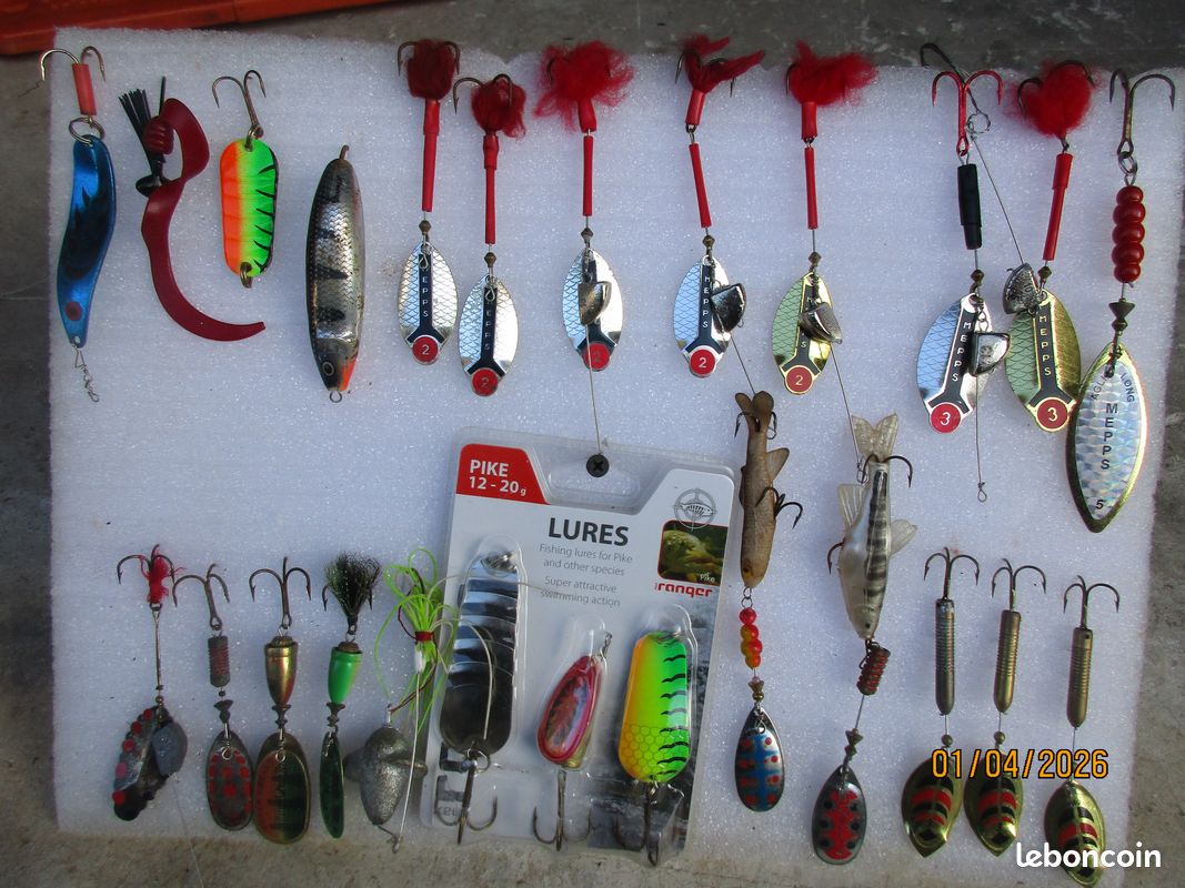 Cuiller de peche carnassier acheter sur Belgique