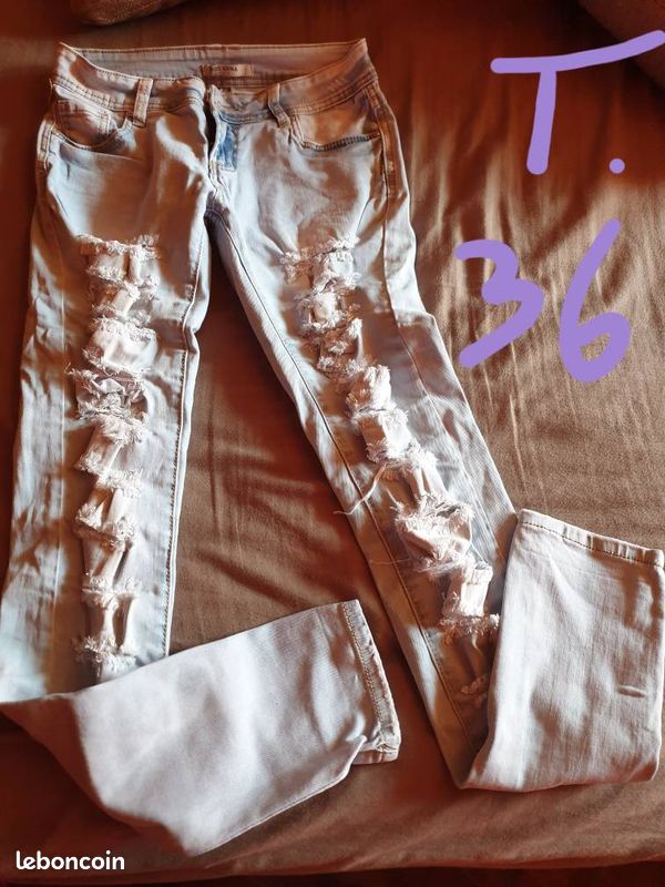 jeans de marques(pour fille) (image 3)