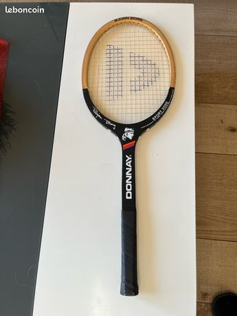 Raquette De Tennis Donnay Bjorn Borg Mid 18 - Bois - Taille De Grip 4 1/2 - Occasion En Bon état